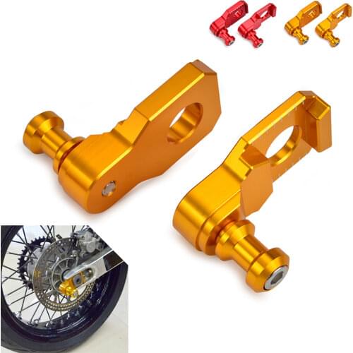 Rear Axle Block Spindle Sliders Chain Adjustor for Suzuki GSXR600 GSXR750 2011-2019 Racing Axle Block Slider for Suzuki