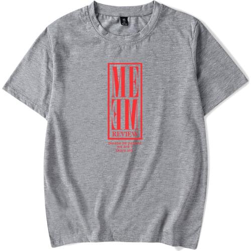 Me Me Review Letter Design T Shirt Fashion Classic Print Tshirt Men Women Summer Soft Cotton Short Sleeve Tee Kids Boy Girl Tops