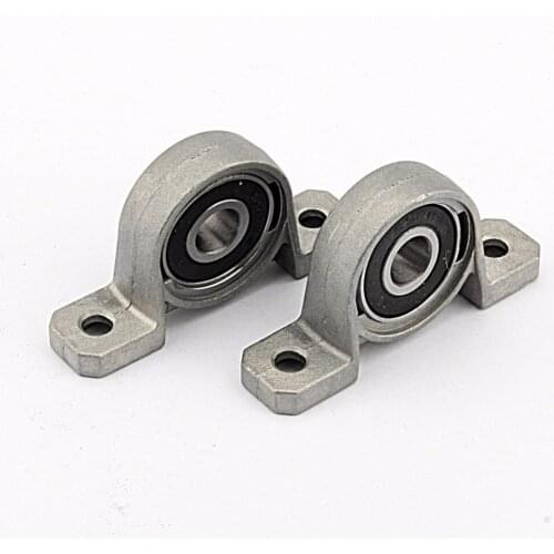 10Pcs/Lot 8mm KP08 Bearing Insert Bearing Shaft Support Spherical Roller Zinc Alloy Mounted Bearings Pillow Block Housing