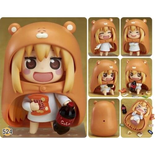 10cm Himouto! Umaru-chan Anime Figure Doma Umaru 524# 524b# PVC Action Figure Toys Doma Umaru Q Ver. Collection Model Doll Gift