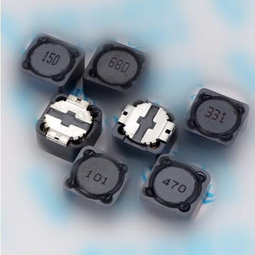 100PCS CD74R patch power inductor 2.2/3.3/4.7/10/15/22/33/47/68UH shielded 7*7*4mm