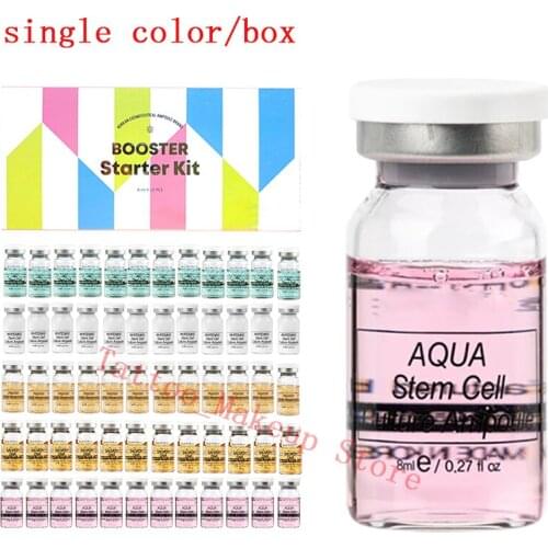 12pcs/box Derma White Booster BB cream glow Mix set Starter Kit Concealer bb Foundation Brightening cream bb Anti-aging serum