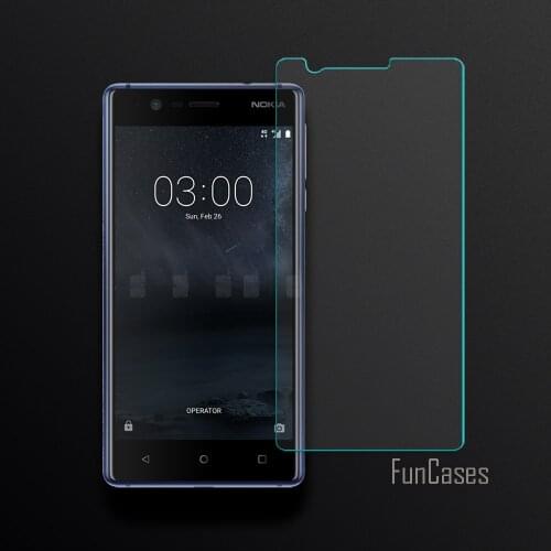 2.5D Curved Edge Screen For Nokia 3 Protection Film For Nokia 3 Tempered Glass Front Film Anti-Scratch 0.26mm HD Film