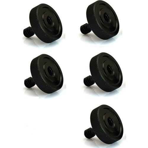 5 x Black Metal 1 4 Male to 1 4 Female Screw Adapter for Camera Tripod L Type Bracket Stand tripod ball head