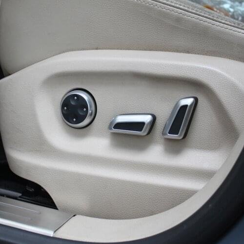 6pcs/set ABS Chrome Seat Adjustment Knob Button Switch For Volkswagen VW Jetta MK5 Passat B7 CC GTI Tiguan