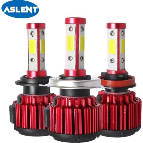 Aslent H4 LED H7 H11 H8 HB4 HB3 H9 9005 9006 9004 Upgrade Car Headlight Bulbs 100W 10000LM Car Styling 6500K led light lamp 12V