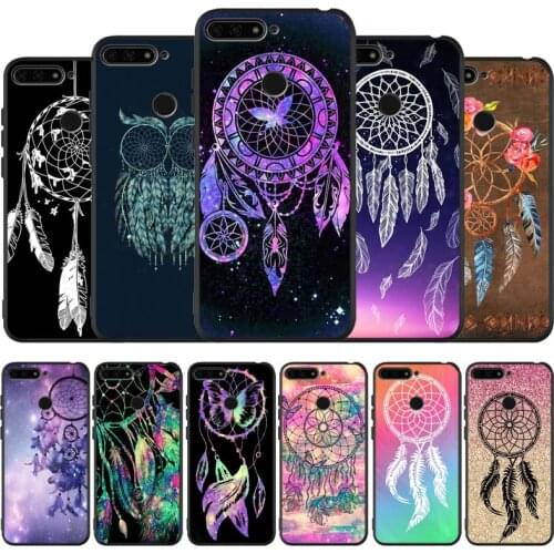 Fundas Dreamcatcher black Silicone Phone Case For honor 30 20 Pro 8 8X 9 10 20 Lite Mate 10 20 30 Lite Pro cover