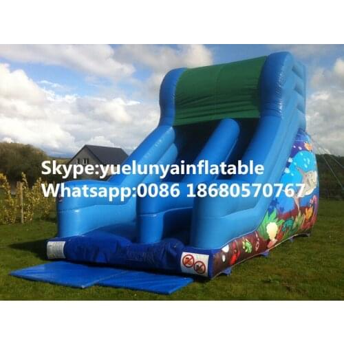 China Guangzhou) manufacturers selling inflatable slides,Underwater world slide KY-665