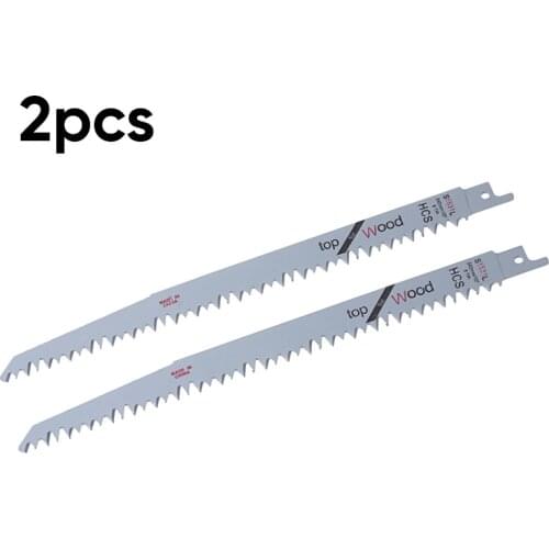 2pc Reciprocating Saw Blades 9.5 Set Electric Wood Metal Pruning S1531l For Metal Or Wood Cutting Hight Quality Renovate Tool