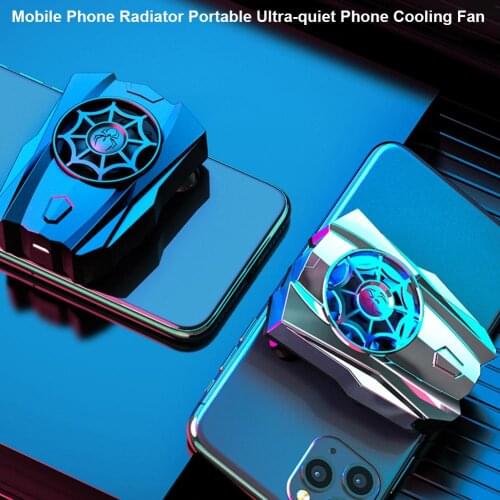 New Mini Phone Cooler Powerful Cooling Fan for Gamer Radiator Ultra-quiet Gaming Radiator for Smart Phone Tablet PUBG Gamer