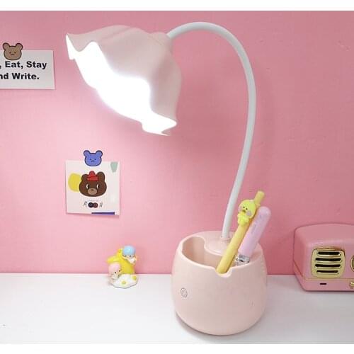 Cartoon Night Lights Flower Night Light LED Table Lamp For Childrens Bedroom Decoration