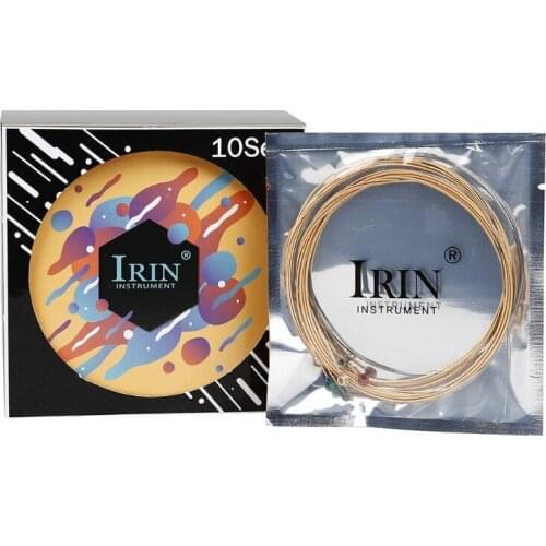 Metal Acoustic Guitar Strings Set Series Practiced Hexagonal Carbon Steel 6 String for Guitar Parts Musical Instrument