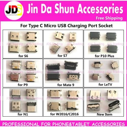 New Type C for Gionee S6 S7,P10 PLUS,P9,MATE 9,W2016 Micro USB Part Charge Charging Connector Plug Dock Socket Port Repair Parts