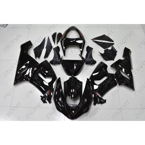 Fairing 636 ZX-6r 2005 - 2006 Black Fairings Ninja ZX-6r 05 Plastic Fairings Ninja ZX-6r 2005