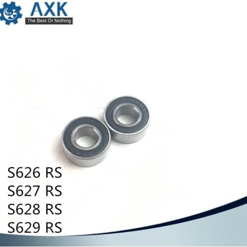 Bearings 627 628 629 626 ( 1 PC) 440C Stainless Steel Rings With Si3N4 Ceramic Balls Bearing S627 S628 S629 S626