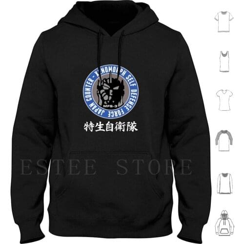 Mecha Jxsdf Hoodies Long Sleeve Shiryu Japanese Monster King Ghidra Motrha Gamera Kingghidora Ultraman Kaiju