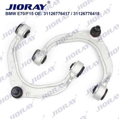 JIORAY Pair Front Upper Suspension Control Arm U-Type For BMW X5 X6 Series E70 E71 E72 F15 F85 F16 F86 Hybrid