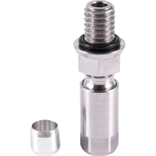 Bicycle Brake Hose Fitting Bicycle Hydraulic Disc Brake Hose Connector Olive Insert Fitting Bike Tools for AVID E5 E7 E9 ER XX X