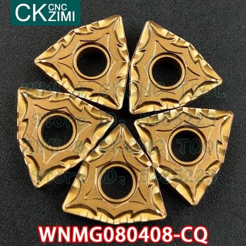 WNMG080408-CQ WNMG 080408 CQ carbide insert External turning inserts tool CNC mechanical Metal lathe wood Cutting tool for steel