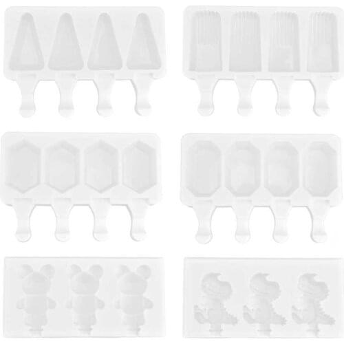 Silicone Mold Ice Cream Mold Non‑Toxic Heat‑Resistant Resuable for Kitchen for Home