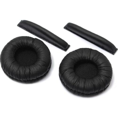 2pcs Replacement Earphone Ear Pads Soft Foam Earpads Cushions+Headband Cushions For Senn heiser PX100 PX200 Headphone