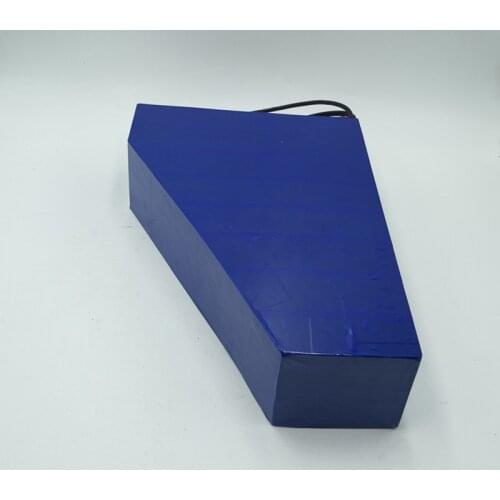 51.8V 52V 17Ah Triangle electric bike battery for Panasonic 18650 cell 48V 52V 1000W ebike lithium ion battery with 5A Charger