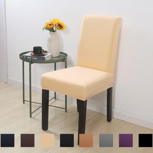 Chair Cover Stretch Office Spandex Covers for Chairs for Kitchen Wedding Party Cover Armchair Cover for Living Room 8 Colors