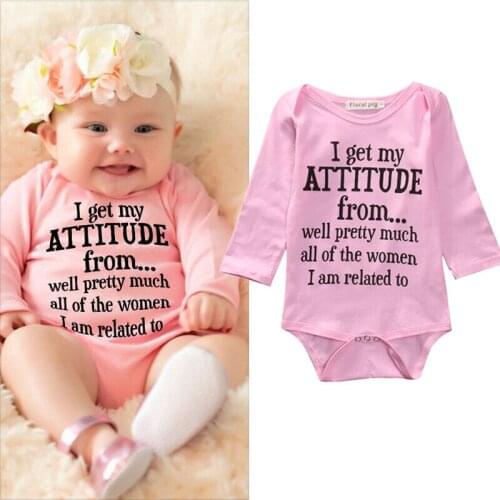 Toddler Infant Newborn Baby Girls Kids Girls Boys Clothes Long Sleeve Letter Romper Cotton Set 0-18M