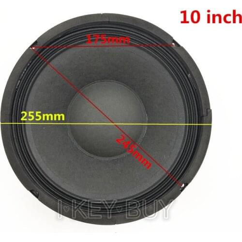 HiFi Powerful Audio Subwoofer 10 Inch Quality KTV DIY Acoustic Louder Speakers Box Woofers 8 Ohm