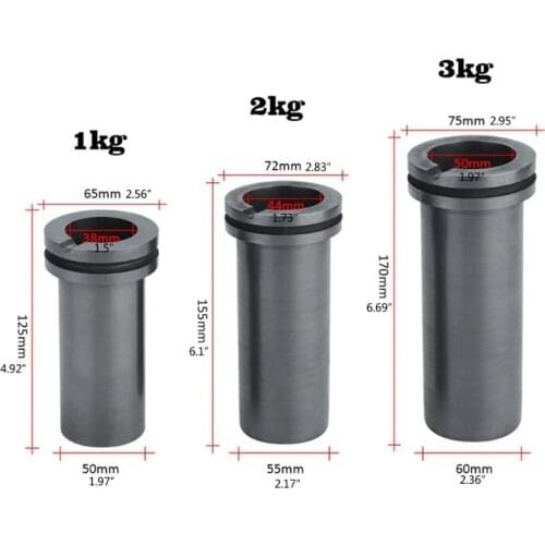 Foundry Clay Graphite Crucible Cup HighTemperature Graphite Crucible Casting Cup