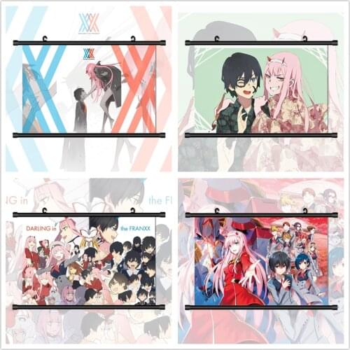 Darling in the FranXX Zero Two Anime Manga HD Print Wall Poster Scroll