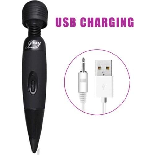 Strong Vibration Multi-Speed Vibrator Clitoris Stimulator AV Wand Body Massage Sex Toy For Women with EU,US,AU,UK Plug Adapter