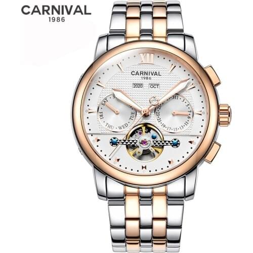 Mens Tourbillon Watch Sports Male Automatic mechanical Clock Top Brand Luxury Reloj Hombres Watches Date Waterproof Men Watch