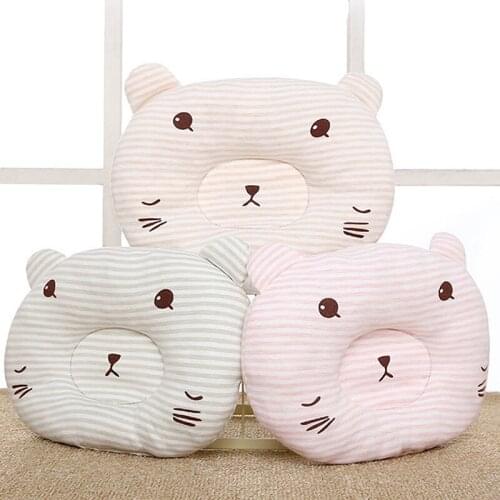 New Baby Pillow Cushion Prevent Flat Head Baby Pillow Concave Soft Cartoon Toddler Pillows Newborn Sleep Support Pillows