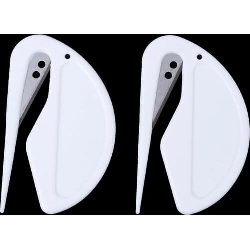 2pcs Economic safe open letter cutter envelope cutter letter opener blade