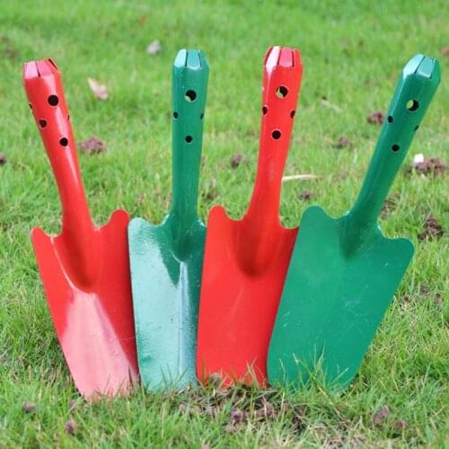 Handle Small Iron Trowel Gardening Potting Soils Scoop Hand Trowel Soils Diggers Flower Shovel Gardening Small Shovel Random