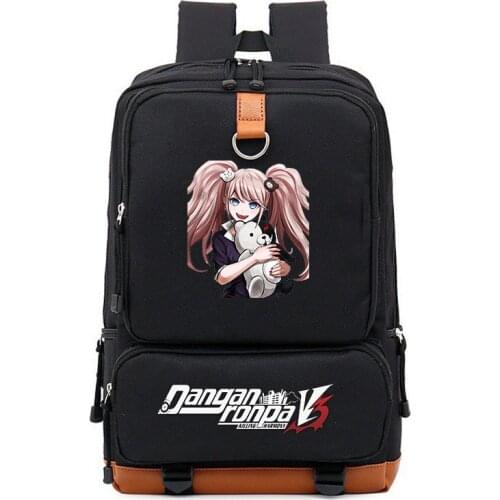 Danganronpa Backpack Boys Girls Students School Bag Daily Travel Backpacks Large Capacity Laptop Bookbag Mochila