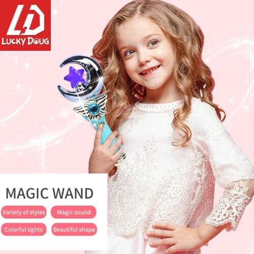 Sailor Moon Cosplay Tsukino Usagi Wand Henshin Rod Glow Stick Musical Magic Wand Girl Toys for Children Gift Elsa