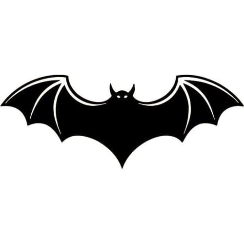 Bat Pattern Vivid Decorative Car Stickers Vinyl Reflective Car Body Decal Auto Accessories Black/Silver,15cm*6cm