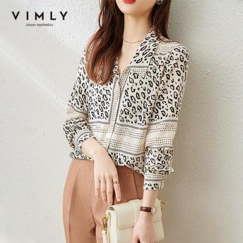 Vimly Leopard Blouses