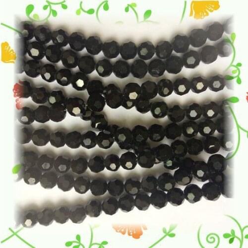 10mm 720pcs/bag Black Crystal 32 Faceted Round Ball Beads For DIY Handcradt Crystal Strands Pendant ,Home Decotration