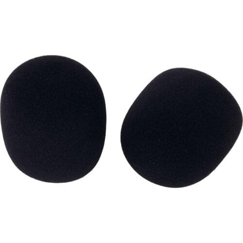 2pcs Wireless Microphone Windshield Soft Windshield Foam Sponge Microphone Cover