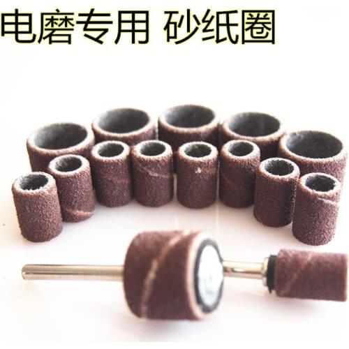20pcs Refills Coarse Grit Sanding Paper 1/2" Drum For Rotary Tools With 2 Mandrel free shipping