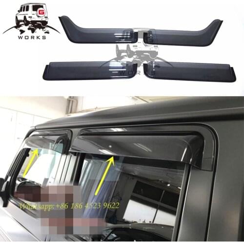 2019 G class w464 G500 G63 Wind Deflectors Rain Guards for W463 OEM window visor