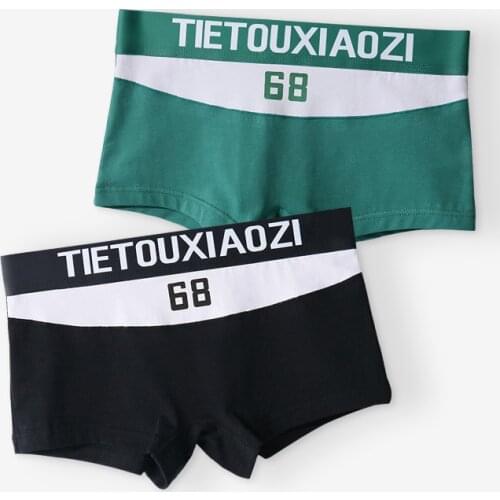 3pcs Women Cotton Shorts Mid-waisted Boyshort Tomboy Underwear Tran Les Lesbian Boxer Briefs Knickers Underpant Shorts Panties