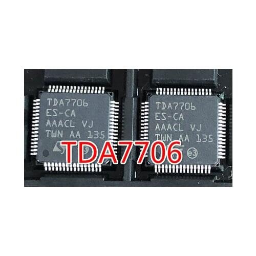 5PCS TDA7706 TDA7706ES-CA TDA7706ES QFP