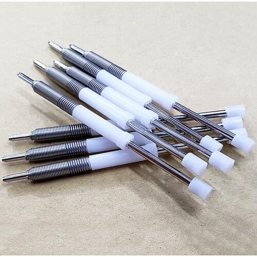 Holder needle PH18 white plastic head probe 3.5mm holder Spiral needle PH-18G 22L white hat flat head spring needle 50pcs