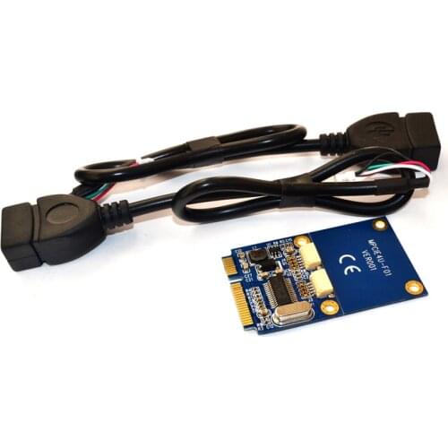 Notebook Mini pci-e to usb adapter card motherboard mini pcie expansion usb2.0 interface expansion card