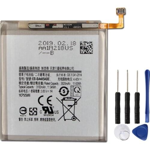 SAMSUNG Original Phone Battery EB-BA405ABE EB-BA405ABU For Samsung GALAXY A40 A405F Replacement Battery 3100mAh