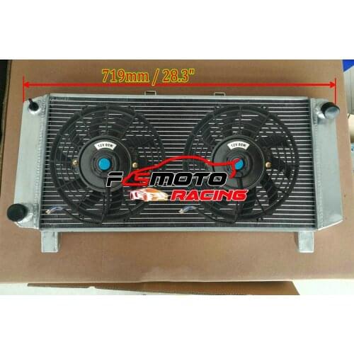 Aluminum Radiator For Lotus Esprit S3 Series 3 Type 912/910/910S 2.2 Turbo 1980-1987 MT & OR With FAN